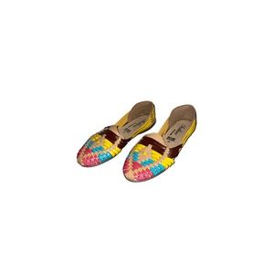 🆕 Indios Handmade Boho Woven Leather Flats - Women’s Size 7.5